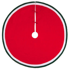 Red and Green Tree Skirt 54 inches